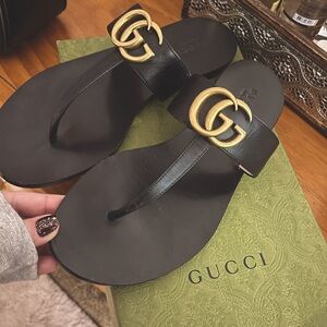Authentic Gucci Marmont GG Sandals